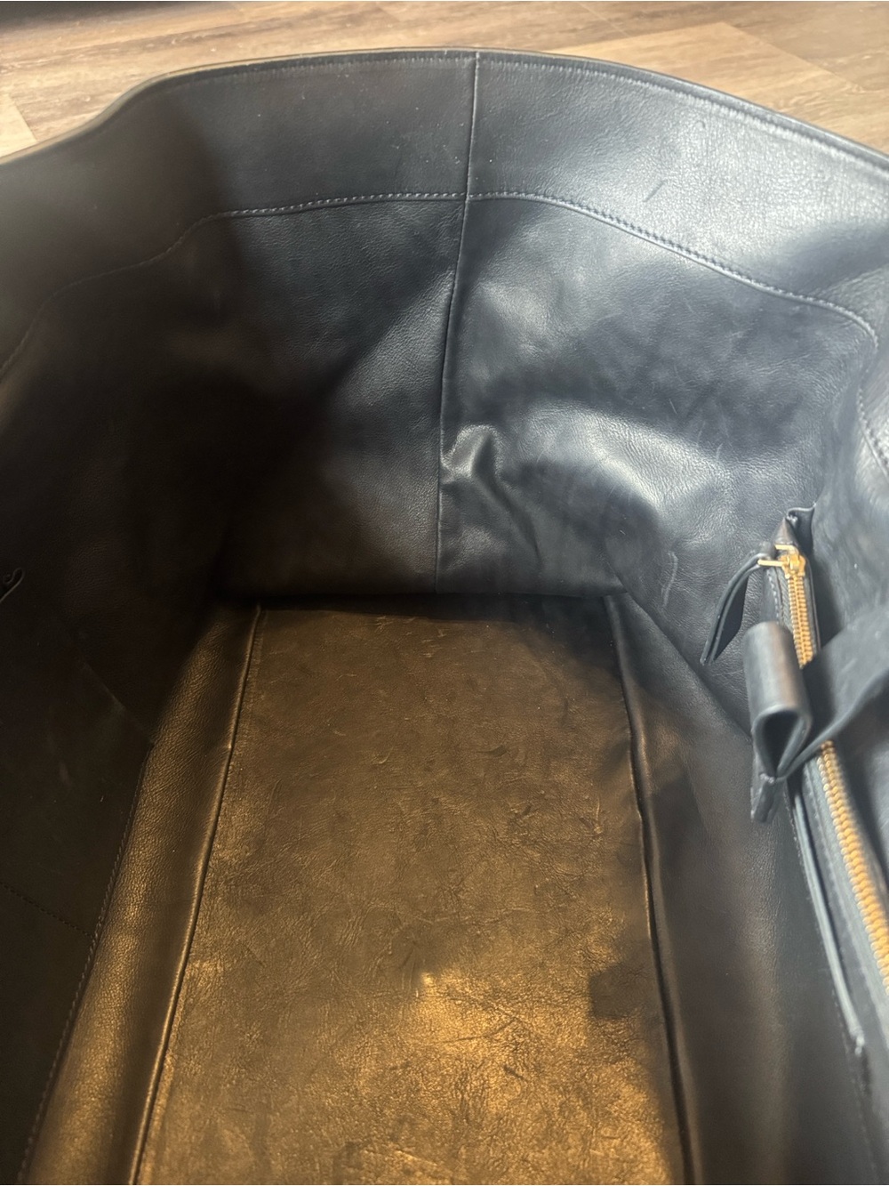 Gabriela Hearst McEwan Leather Tote Nappa Black - Picture 9 of 17